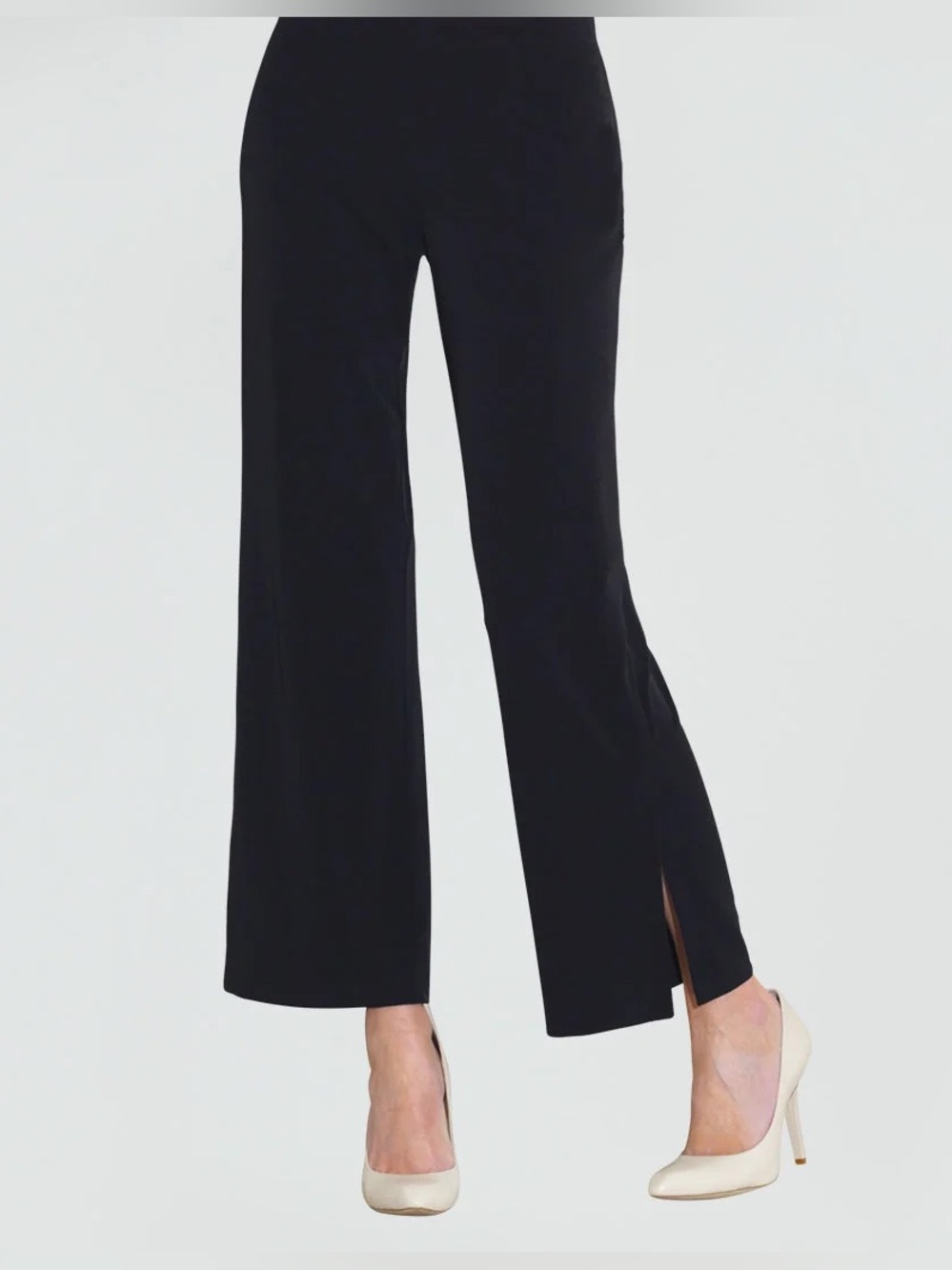 COS black trousers with side ankle slit